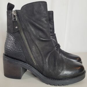 Vintage Foundry Co. Charlotte Leather Ankle Boots - Size 7.5